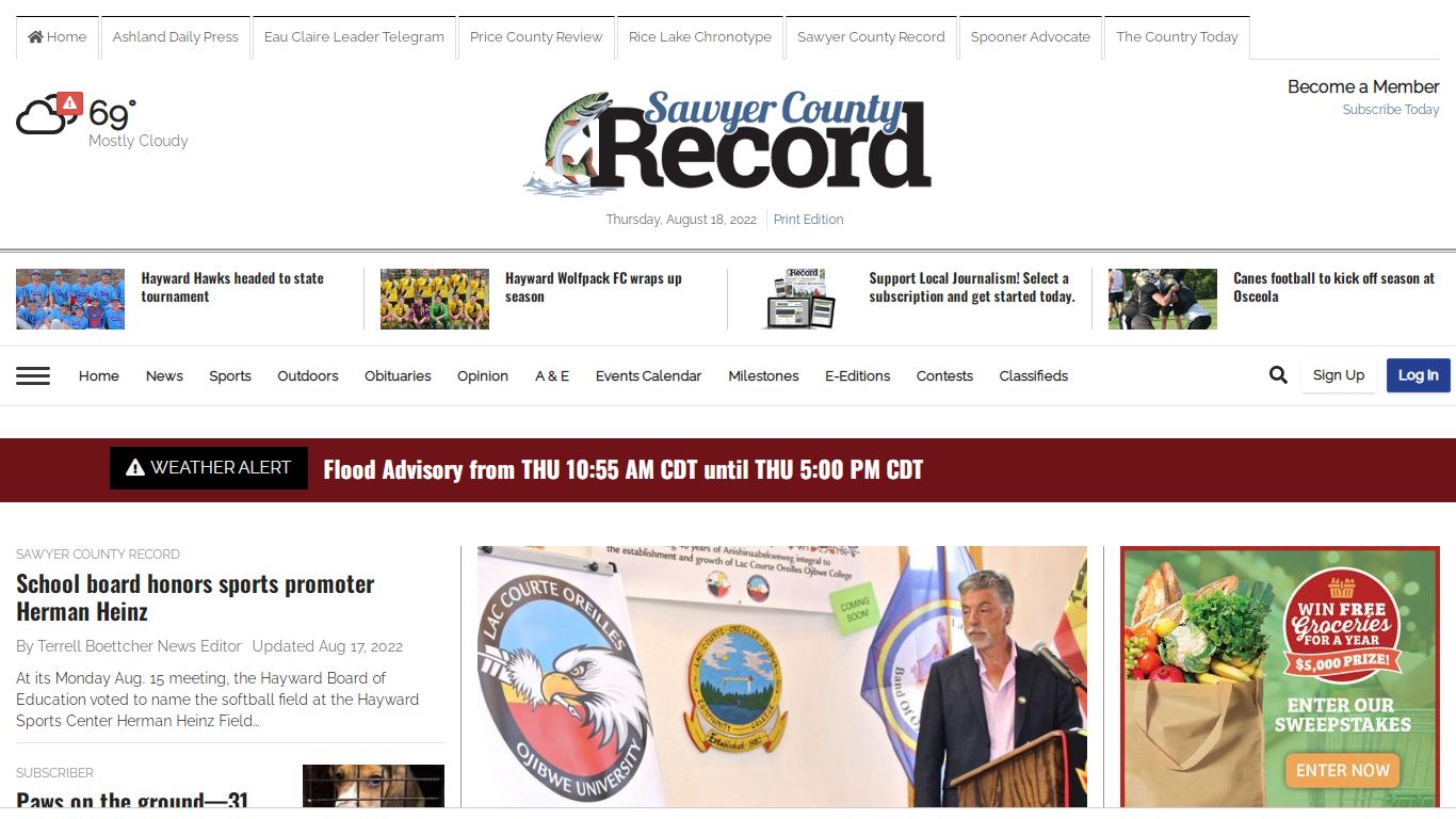 Sawyer County Record | apg-wi.com